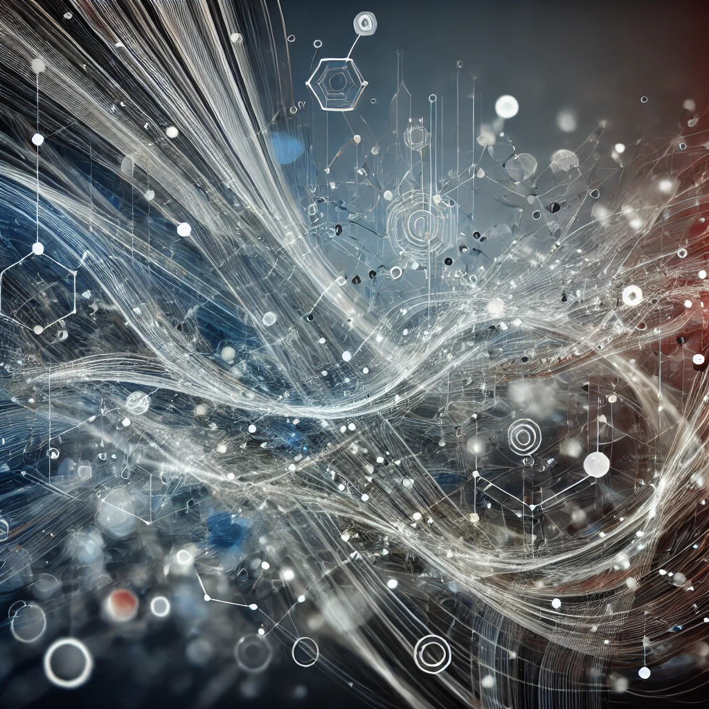 ForwardEdge: Digital Workplace - pink strings of light that look like nerves or cables